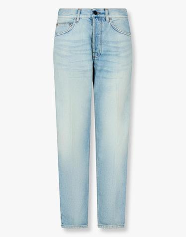 [LARDINI] 워시드 테이퍼드 데님 팬츠 _라이트 블루 1915105023