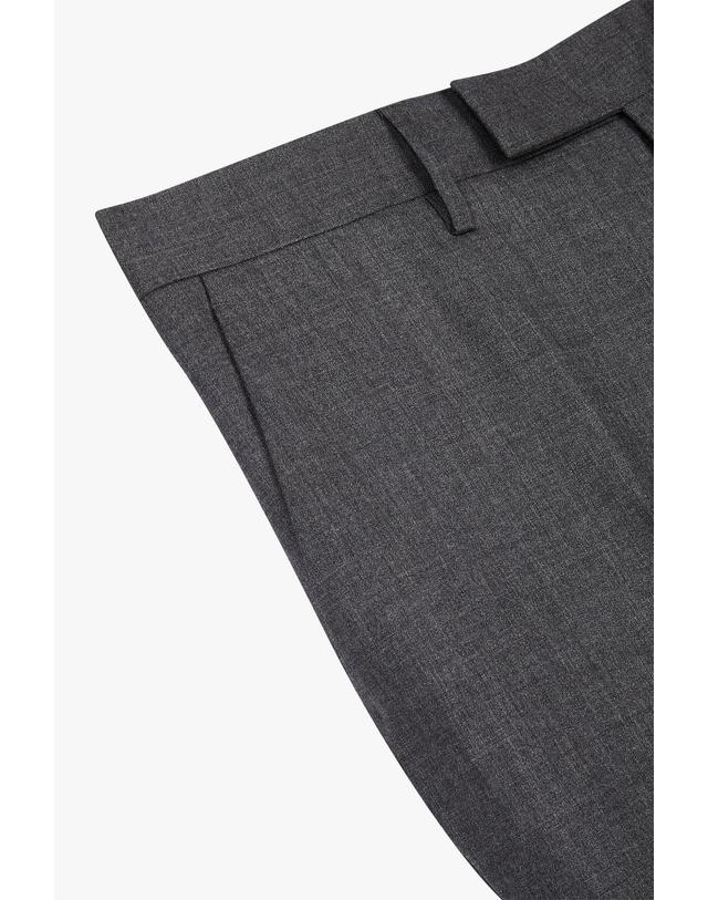 라르디니 [LARDINI] 언발 클로저 이지 울 팬츠 _다크 그레이 1915105001 착용컷