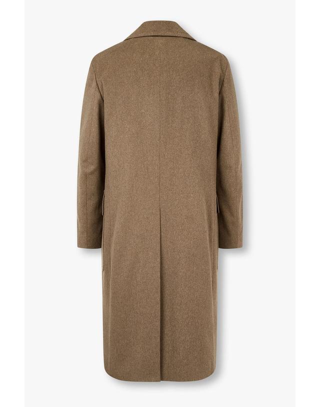 라르디니 [LARDINI] CAPOLAVORO 울 더블 롱 코트_브라운 1915308006 착용컷