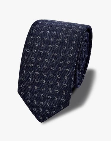 [LARDINI] 린넨 실크 클래식 타이_네이비 1916138103