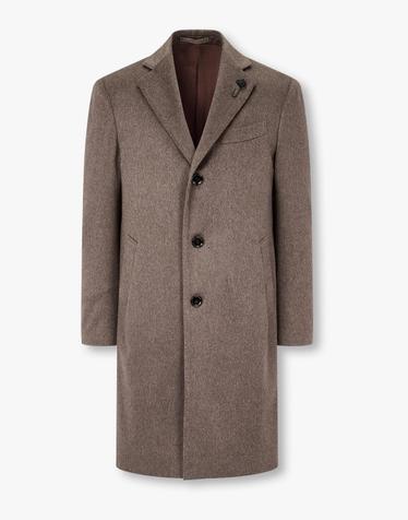 [LARDINI] 워터프루프 캐시미어 캐주얼 코트_브라운 1936308101