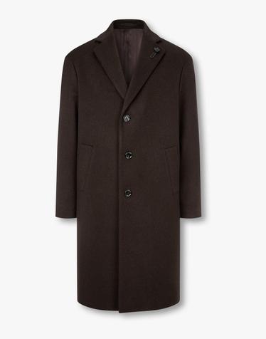 [LARDINI] 로로피아나 울 싱글 코트_브라운 1936308201