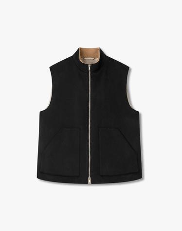 라르디니 [LARDINI] 워터프루프 패브릭 베스트 _챠콜 1936310107