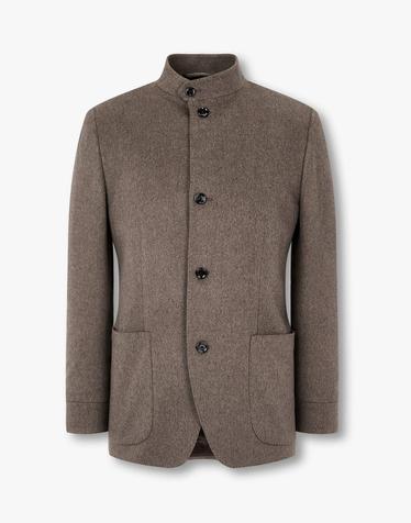 [LARDINI] 차이나카라 캐시미어 자켓 _브라운 1936302112