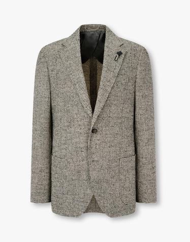 라르디니 [LARDINI] 부클레 하운드투스 싱글 자켓 _그레이 1936302115