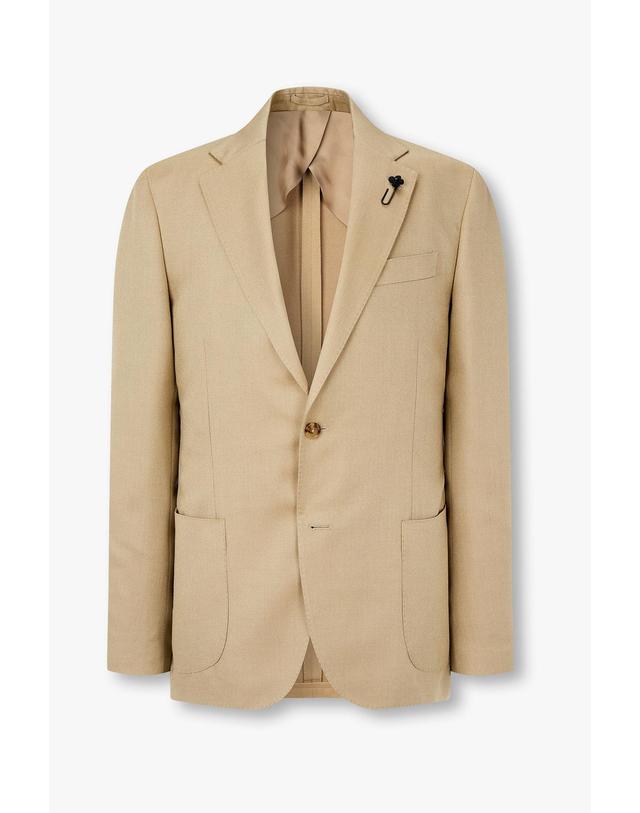 라르디니 [LARDINI] 핀스트라이프 싱글 수트_베이지 1916102204 착용컷