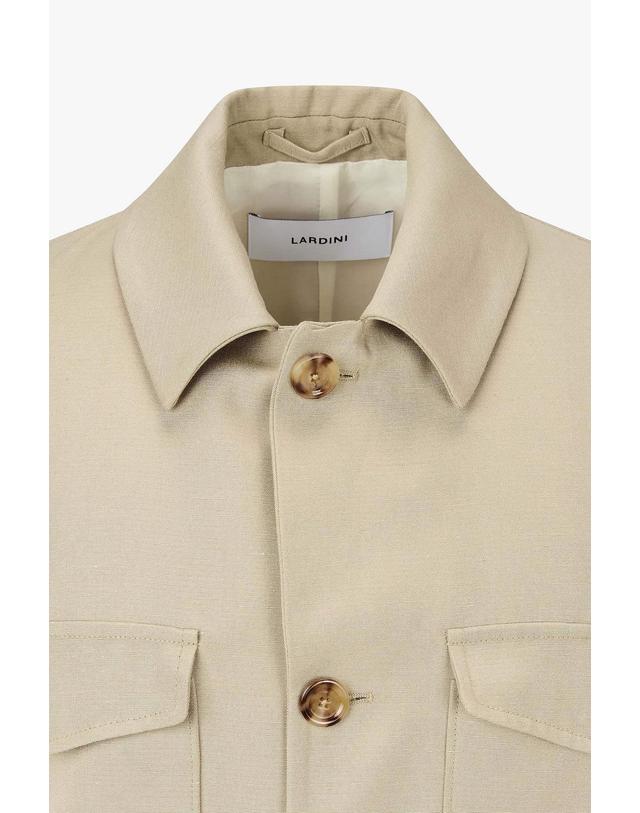 라르디니 [LARDINI] 4 포켓 필드 자켓_베이지 1916110101 착용컷
