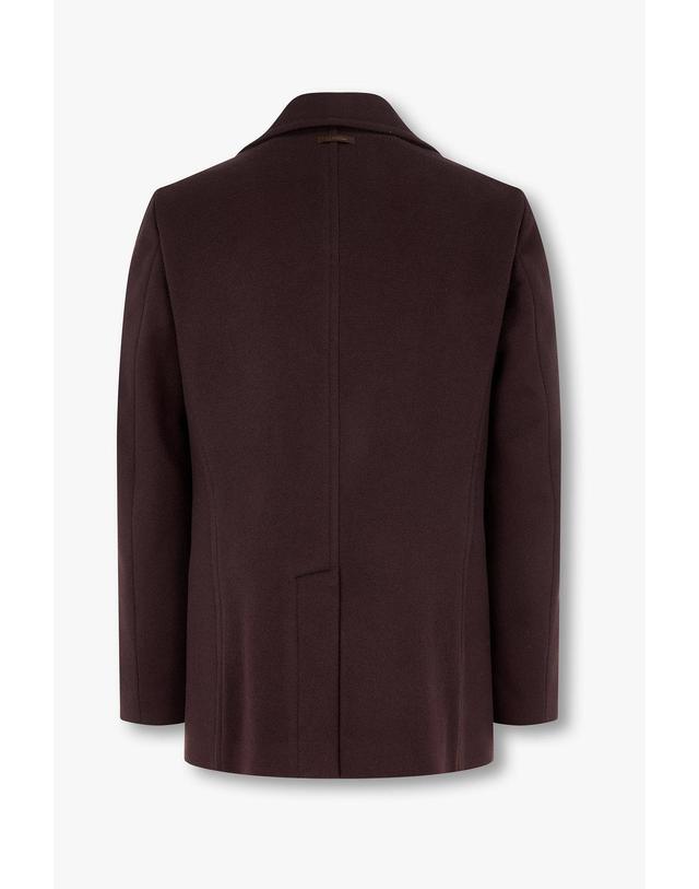 라르디니 [LARDINI] 울 더블 피코트_버건디 1936308106 착용컷