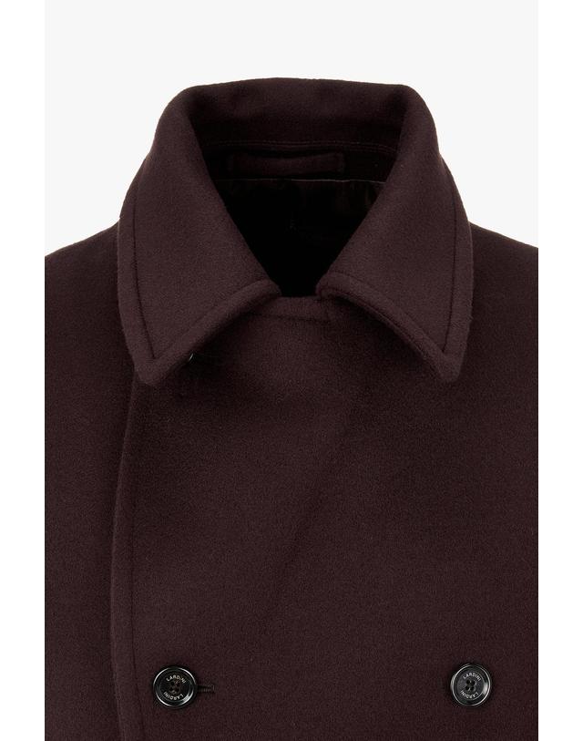 라르디니 [LARDINI] 울 더블 피코트_버건디 1936308106 착용컷