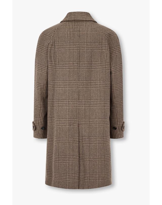 라르디니 [LARDINI] 체크 래글런 캐주얼 코트_브라운 1936308203 착용컷
