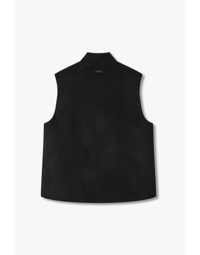 라르디니 [LARDINI] 워터프루프 패브릭 베스트 _챠콜 1936310107 착용컷