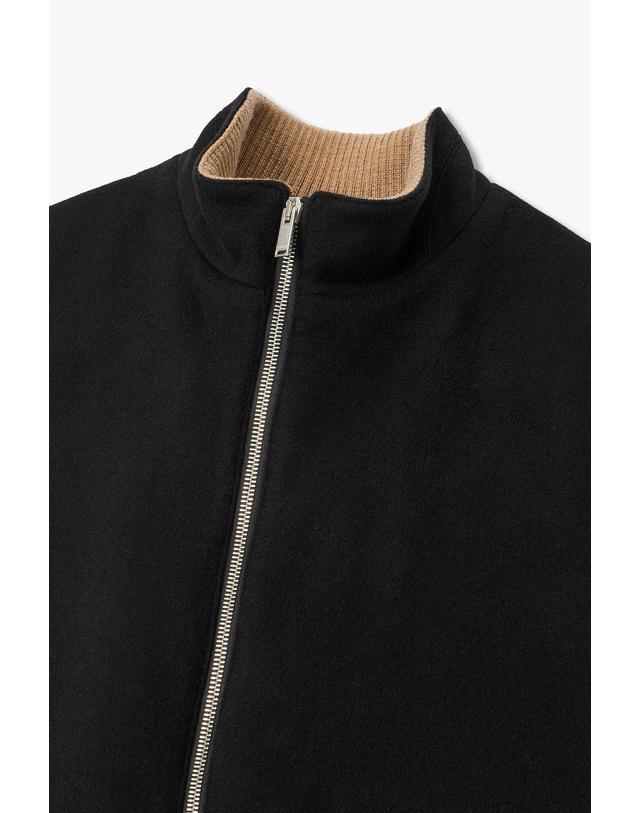 라르디니 [LARDINI] 워터프루프 패브릭 베스트 _챠콜 1936310107 착용컷