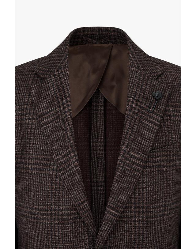 라르디니 [LARDINI] 소프트터치 클래식 싱글 자켓 _브라운 1936302108 착용컷
