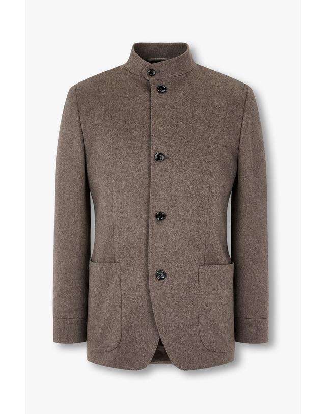 라르디니 [LARDINI] 차이나카라 캐시미어 자켓 _브라운 1936302112 착용컷