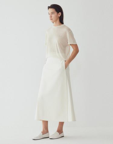 [ILAIL] 썸머 울 블렌드 티셔츠_에크루 _에크루 IA16340720