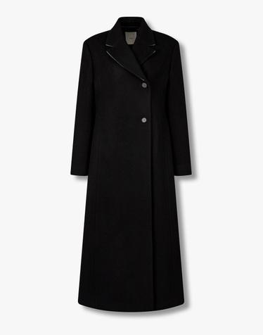 [ILAIL] 보이드 아워글래스 롱 코트_블랙 IA16416940