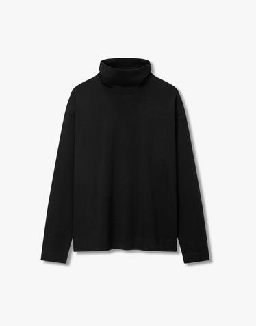 [ILAIL] 하마 하이넥 티셔츠_블랙 IA16440910
