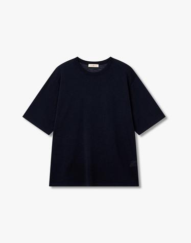 [ILAIL] 울 블렌드 라운드넥 풀오버_다크 네이비 IA16352700