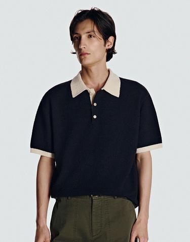 워셔블 부클 카라 니트 블랙