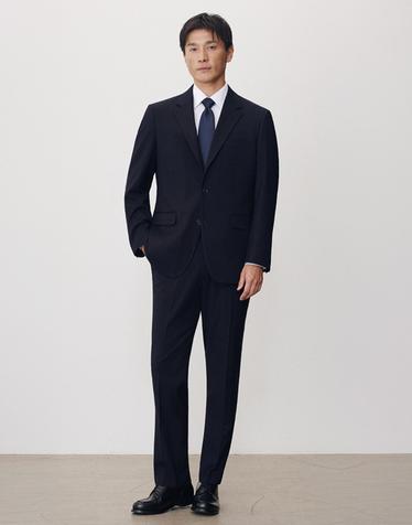 26FW 울 블렌드 스트레치 수트 네이비