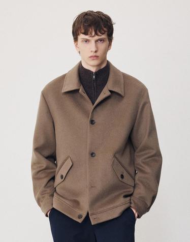 26FW 울 블렌드 블루종 토프