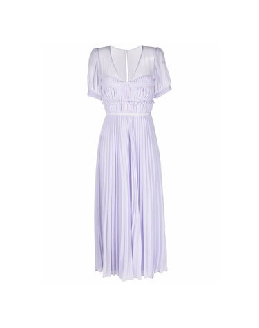 셀프포트레이트 플리티드 원피스 SS22002 LILAC