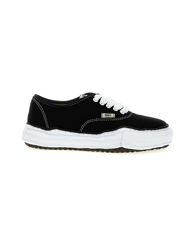 메종미하라야스히로 26SS 미하라야스히로 베이커 OG솔 캔버스 스니커즈 A02FW704 BLACK 착용컷