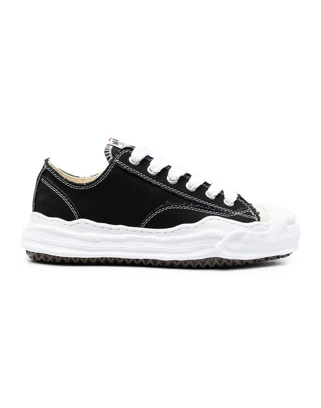 메종미하라야스히로 미하라야스히로 행크 OG솔 캔버스 스니커즈 A05FW702 BLACK 착용컷