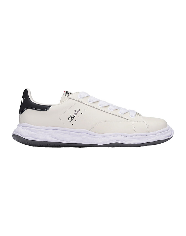 메종미하라야스히로 미하라야스히로 찰스 OG솔 레더 스니커즈 A12FW701 WHITE 착용컷