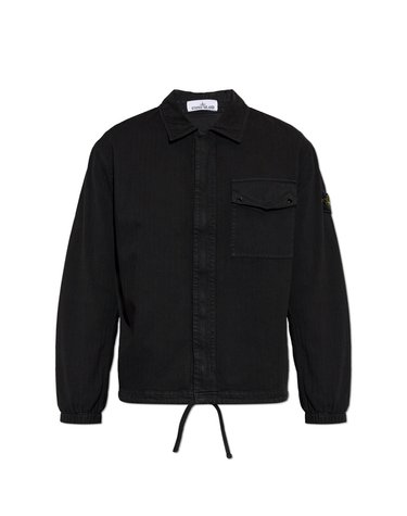26FW 스톤아일랜드 코튼 헤링본 남성 셔츠 자켓 L2S15 1200014 S0456 V0029