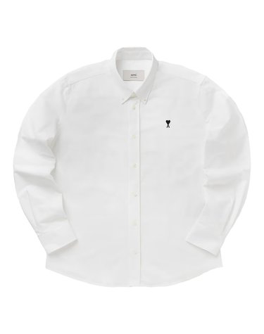 26SS 아미 하트 로고 남성 옥스퍼드 셔츠 HSH763 CO0031 168