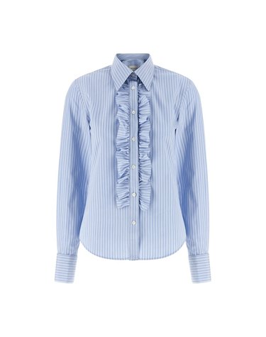 26SS 아미 스트라이프 러플 남성 셔츠 HSH820 CO0219 4844