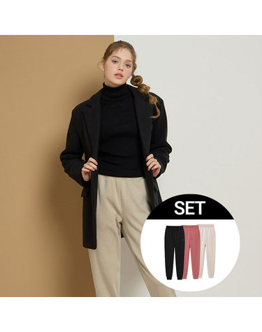 [1+1+1]카카오프렌즈 여성 기모 조거 팬츠
