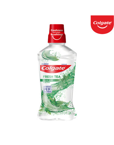 콜게이트 가글 구취 입냄새 제거 마우스워시 후레쉬 티 750ml 1개