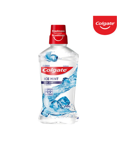 콜게이트 가글 구취 입냄새 제거 마우스워시 아이스민트 750ml 1개