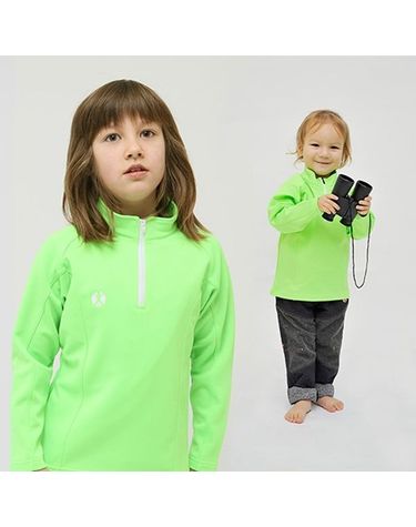 [보리보리] 아동 봄티셔츠 기능성 등산복 캠핑 반집업티셔츠 숲복