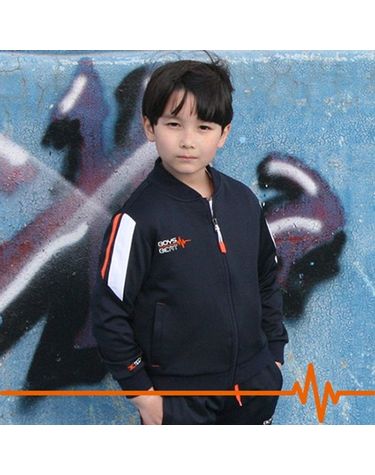 [보리보리] 주니어 트레이닝복 상의 남아 여아 이안 트랙 자켓 네이비