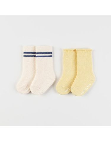 [보리보리] 유수프 겨울 아기 니삭스 2종세트