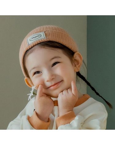 [보리보리] 모먼트 골지 아기 비니