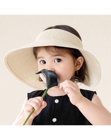 [보리보리] SIZE~6Y 라누아 와이드 밀짚 썬캡