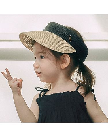 [보리보리] SIZE~6Y 토트 아기 밀짚 썬캡