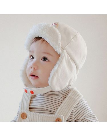 [보리보리] 비반 방한 아기 캡모자
