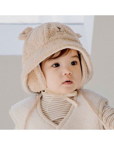 [보리보리] 에스텔 방한 아기 버킷햇