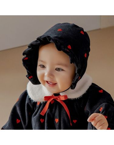 [보리보리] 리루 코듀로이 아기 보넷