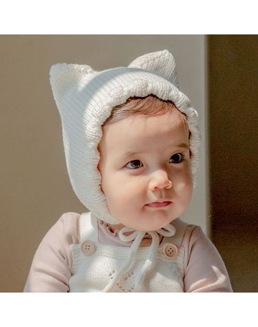 [보리보리] 플라 니트 아기 보넷