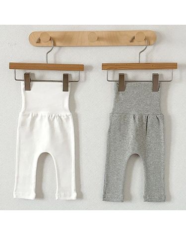 [보리보리] 40수 배앓이 레깅스 2P 국내산 유아바지 데일리
