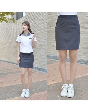 [보리보리] 하복스판 먹색 교복치마 교복 스커트