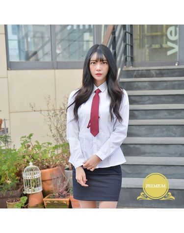 [보리보리] 프리미엄 스판 여성 각카라 셔츠 컬러체크