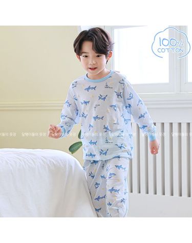 [보리보리] 바풀 PL SS42-03 아동내복 순면 유아 아동 봄 실내복 잠옷 상하