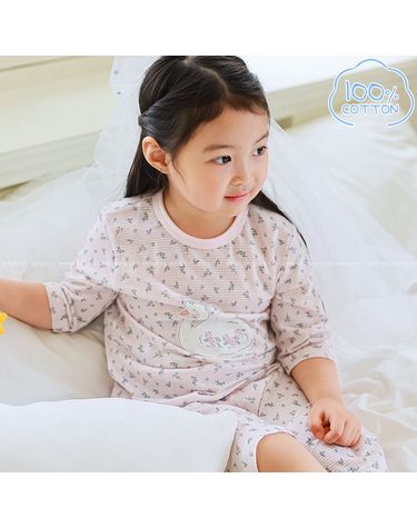 [보리보리] 바풀 PL SS43-01 아동내복 순면 7부 유아 아동 봄 실내복 잠옷 상하